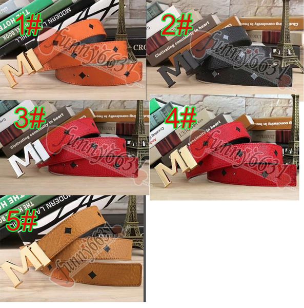 

summer fashionable and casual man Big buckle MC designer belts men high quality mens belts luxury outdoor leather belt gife free shipping