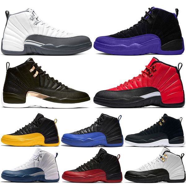 

nike air jordan retro jumpman 12s мужчин баскетбол обувь 12 темно-серый concord черная полночь игра royal reverse такси фиба mens тренажёры
