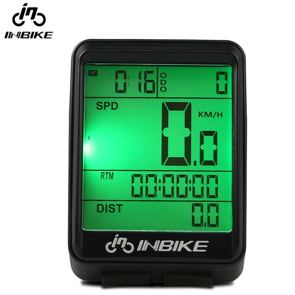 

inbike bicycle computer waterproof cycle computer wireless / wired mtb bicycle speedometer led digital mountain bike