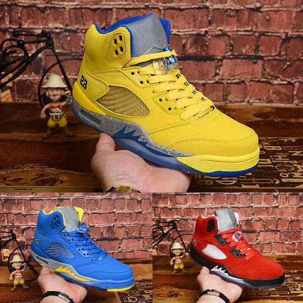 

5s 5 basketball shoes men raging bull laney trophy room x zapatillas hombre sneakers women wings oreo yellow sports shoes man