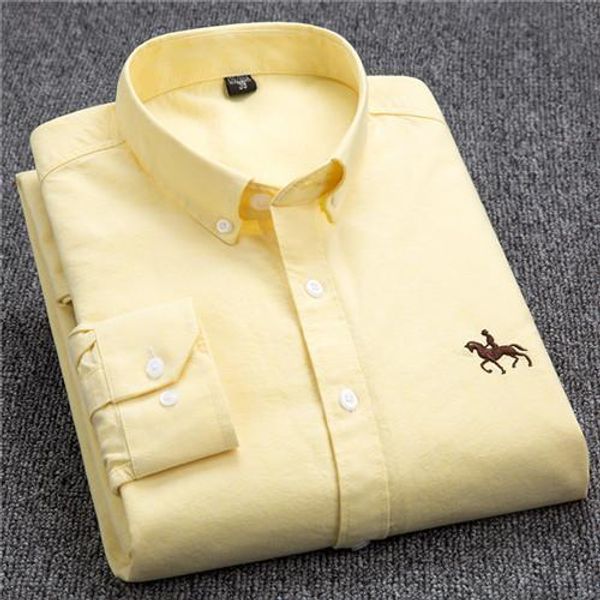 

однобортный s -6xl плюс размер новая ткань оксфорд хлопок отлично удобный slim fit кнопка воротник бизнес мужчины рубашки повседневные топы, White;black