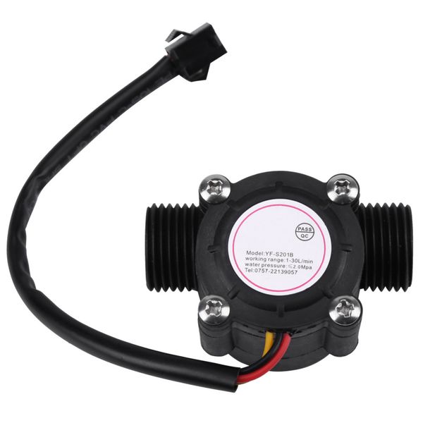 

new g3/4 thread hall effect flowmeter 1-30l/min water flow sensor high accuracy water flow switch sensor