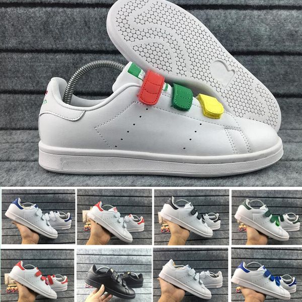 

Горячие Продажи Любителей Моды 2019 Stan Smith Hook Loop Мужчины Женщины Мальчики и Девочки