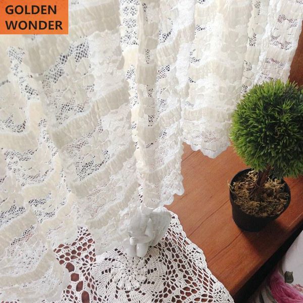 

elegant lace short curtain door window kitchen cafe pastoral coffee curtains