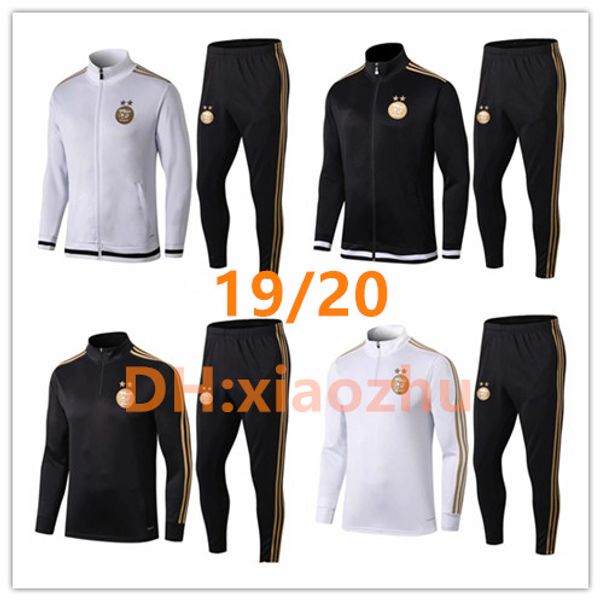 

2019 2020 algeria mahrez футбольная куртка спортивный костюм 19 20 bounedjah спортивный костюм длинная футболка на молнии feghoul спортивный, Black;yellow