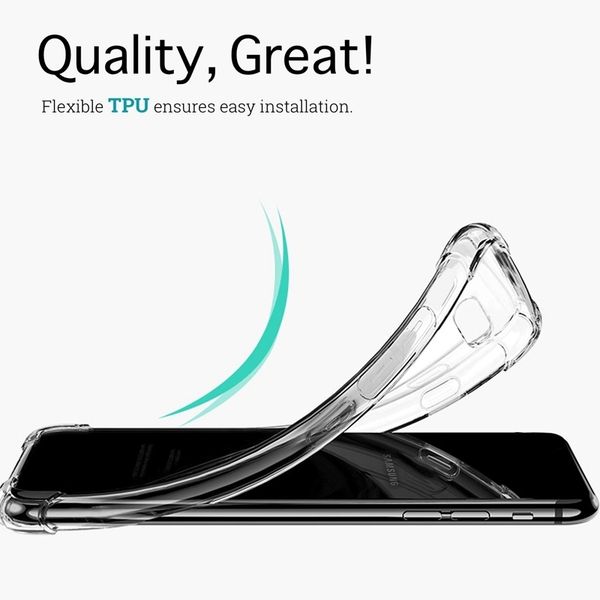 

10pcs case for samsung galaxy s105g s100e s9 plus s8 s7 edge s6 note 10 pro 9 8 5 3 transparent cover