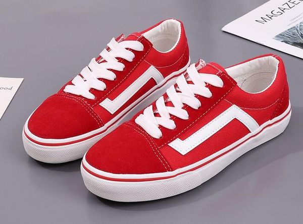 

shpping 2018 new classic low-mens woman canvas casual shoes women canvas shoes size:35-45, Black