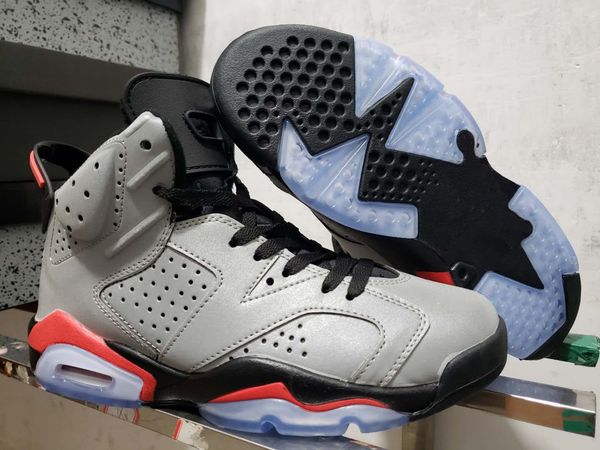 

2019 6 3m reflections of a champion basketball shoes men 3m infrared 23 flight nostalgia wheat designer outdoor sport sneaker with