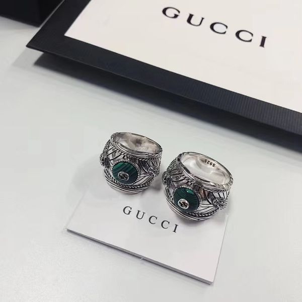 

g new luxury gemstone ring silver 925 ring popular alloy couple ring fashion jewelry supply wholesale