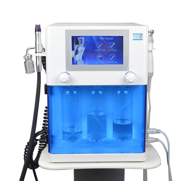 

прибор ухода за лицом машины 4 в 1 hydra с кислородным аэрозолем bio rf machine hydra dermabrasion