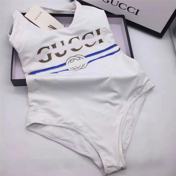 

women brand swimsuit luxury one piece backless swimwear designer letter pattern cross strap jumpsuit playsuit brand beach bkinis, White;black