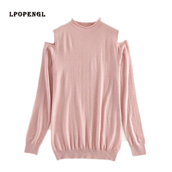 

women's sweaters 2021 autumn and winter sweater turtleneck collar european american style female long pullovers, White;black