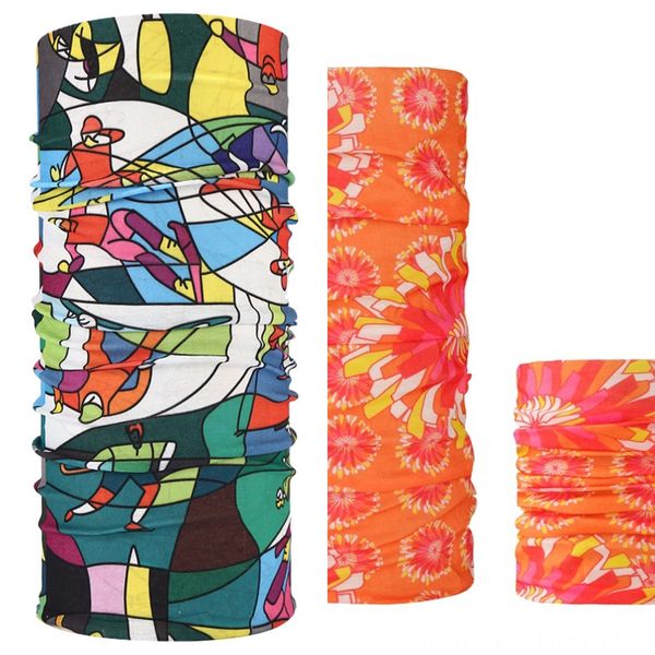 

gppeq grid fashion bandana polyester hip-hop scarf ride outdoor bandanas scarves outdoor sports neck head face mask cycling scarf scarves ba, Black