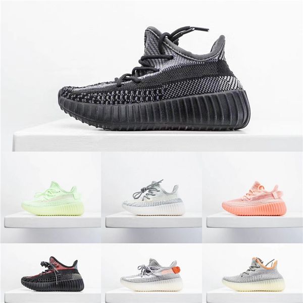 

infant 3m reflective cinder linen lundmark kids running shoes earth tail light tailgate zyon kanye west baby sneakes small boy girl toddl#58