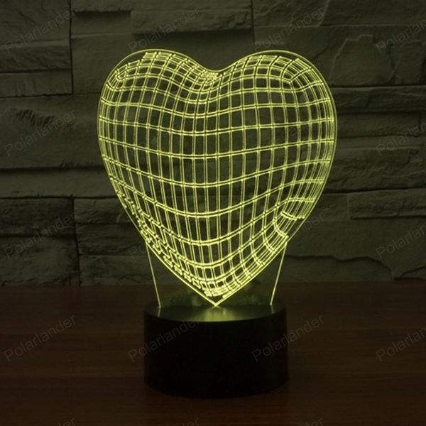 

touch led lamp visual light a heart colorful illusion led lights colorful gradient night light touch switch 3d lights