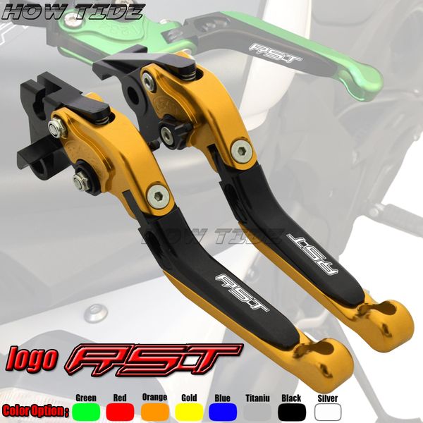 

motorcycle folding extendable cnc moto adjustable clutch brake leversfor aprilia rst 1000 futura rst1000 2001-2004 2003