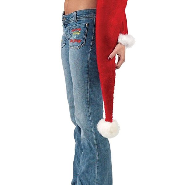 

christmas santa claus hat super long novelty xmas ornaments holiday party decoration for children and adults 449e
