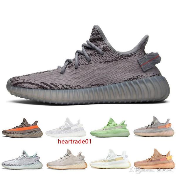 

коробка west kanye с v2 статические светоотражающие мужчины женщины масло полузамороженный желтый синий оттенок зебра крем белый мужские жен