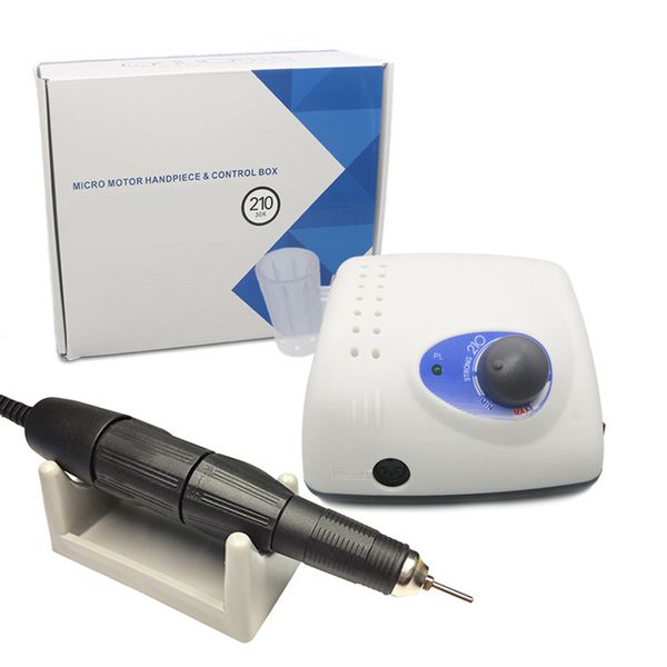 

nail art equipment polishing machine/strong 210+102l black handle and machine electric manicure suitable for de, Silver