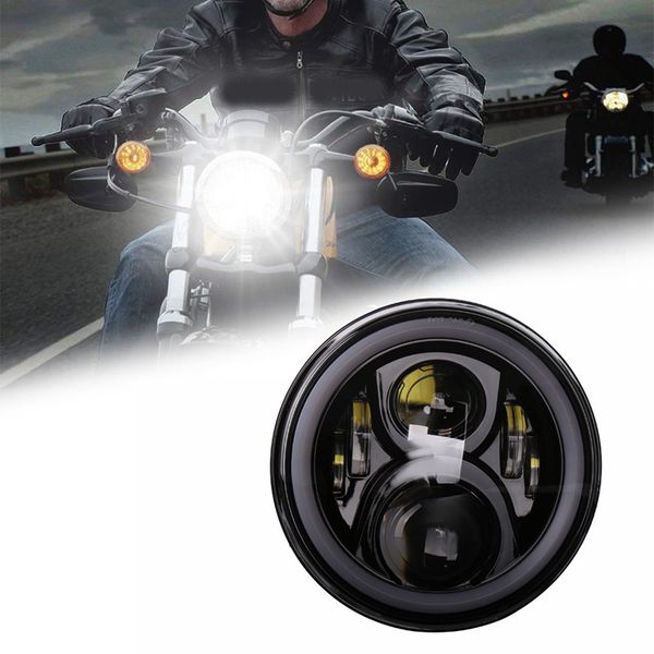 

1pcs 12v/24v 7 inch led headlights for motorcycle headlights