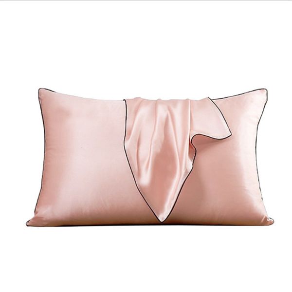 

satin pillowcase for hair and skin, 2-pack - queen size (18.9*29 inch) pillow