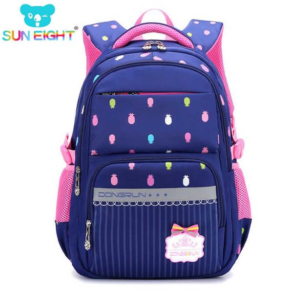 

beautiful pineapple printing waterproof school backpack for girls school bag for teenager bags for girl big capacity y190530