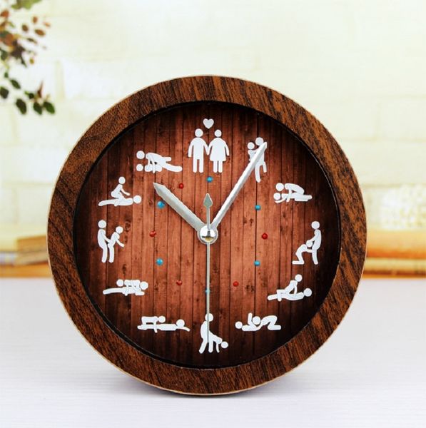 

retro do the old imitation wood al fajr clock alarm clocks despertador watch home decor klok masa saati quartz plastic 12*12cm desk tabl