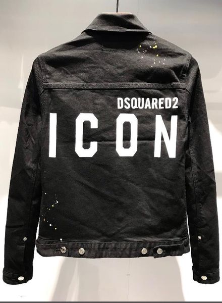 

d2 прилива бренд мужского пальто роскошного дизайн куртка способ высокого качества вскользь куртка бутики черного джинсовая куртки тенденция, Black;brown