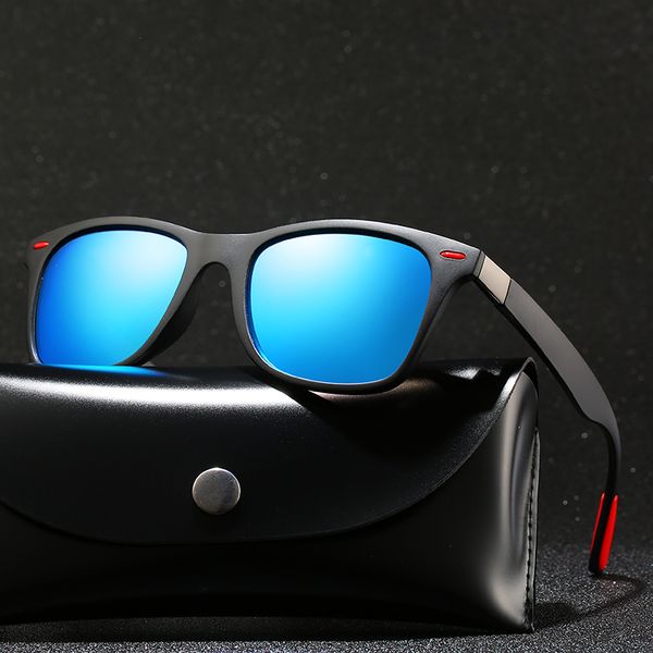 

men's polarized sunglasses outdoor driving sports sunglasses fishing beach sunshade men's fashion men luxury glasses, White;black