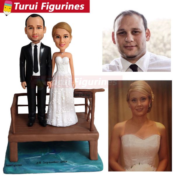

travel wedding cake er lakeside wedding figurines home decorations decor party favor unique gift ideas home decor