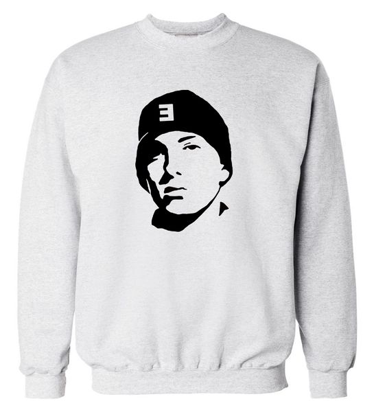 

wholesale-usa rapper eminem sweatshirt 2016 autumn winter new fashion men em hoodies hip hop style cool streetwear tracksuit clothing, Black