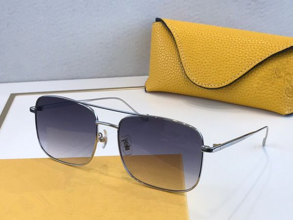 

68592 fashion new designer sunglasses square half frame glasses simple men business style eyewear lens laser uv400 protection, White;black