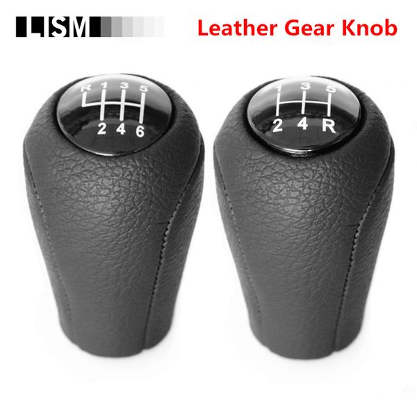 

leather 5/6-speed gear shift knob for 3 bk bl 5 cr cw 6 ii gh cx-7 er mx-5 nc iii 23 mt leather shifter lever arm headball