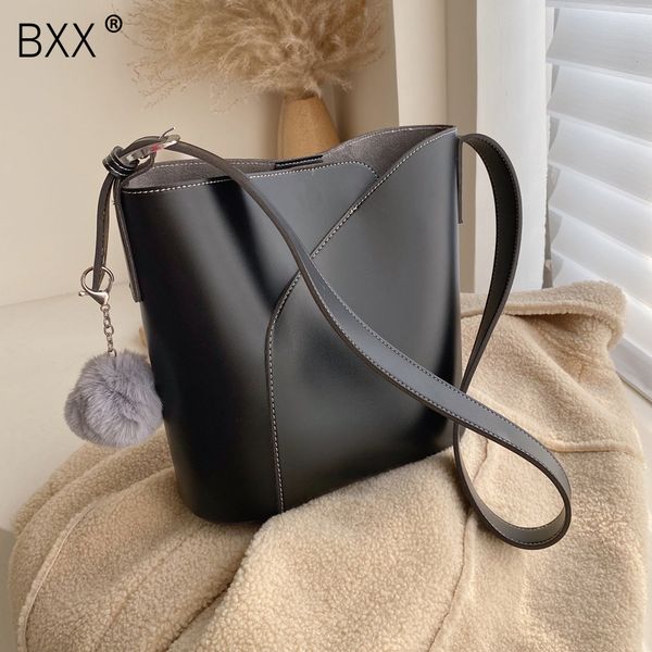 

bxx] винтаж кожа pu crossbody сумки для женщин 2020 новые сумки на ремне сумки моды кошельки большой емкости ковша сумки hk592
