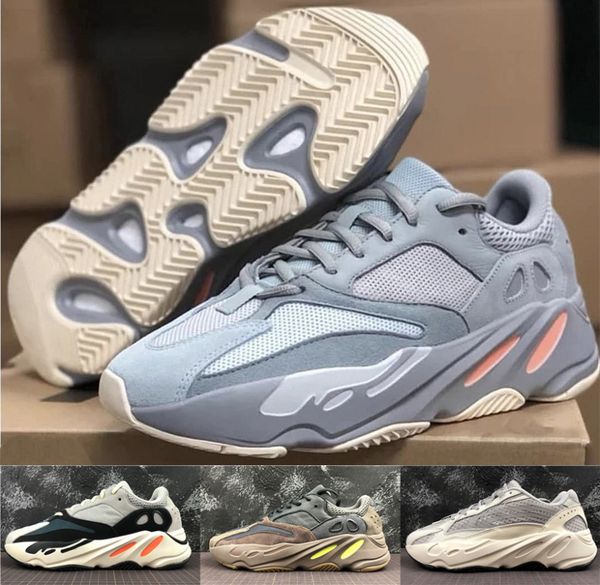 

Top Materials Kanye West 700 V2 Inertia Grey Orange Static 3M Reflective Mauve Sneakers With Box Designer Men Women running shoes