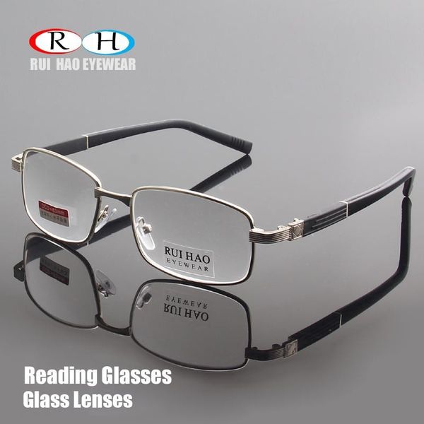 

reading glasses rectangle design glass lenses read eyeglasses +1.00~+4.00 presbyopic glasses hyperopic spectacles