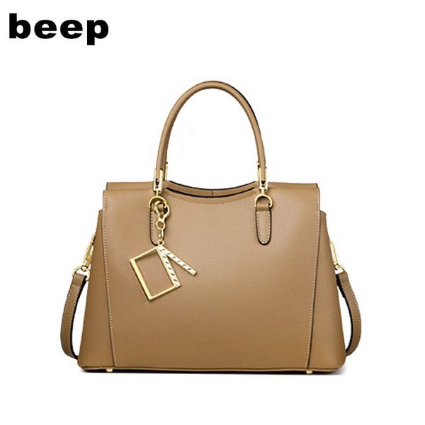 

beep women leather bag women bag 2020 new trendy korean handbag large capacity shoulder