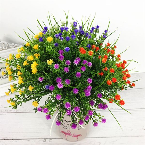 

multicolor artificial gypsophila flowers bouquet bud stars simulated baby breath silk flower for family wedding house