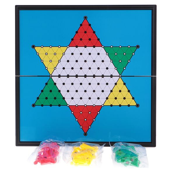 

classic chinese checkers board game student kid home travel toy set new