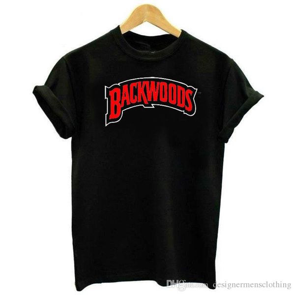 

backwoods letters print mens tshirts crew neck short sleeve mens summer fashion casual boy tees, White;black
