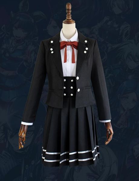 

2017 новй аниме danganronpa v3 shirogane tsumugi оѬигиналное издание jk ѬавномеѬное коплей ко, Black