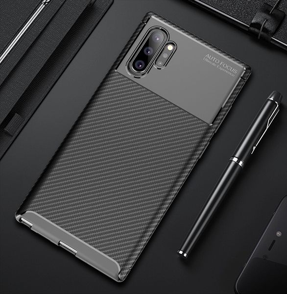 

for huawei honor 20 pro case protective back cover bag brushed carbon fiber tpu soft silicone case for huawei honor series