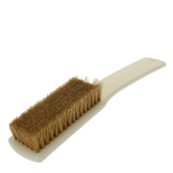 

utoolmart 1/2/3pcs yellow soft stainless steel wire brush 6-row plastic handle 265mm length big model handmade brushes