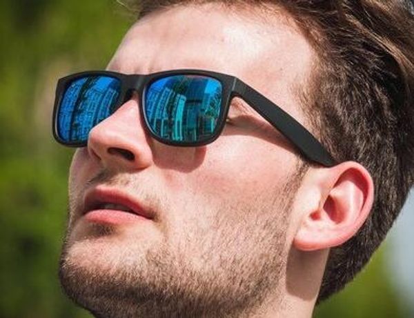 

мужская мода солнцезащитные очки square марка дизайнер классические justin очки лучи женщин солнцезащитные очки группа оттенки баны со случа, White;black