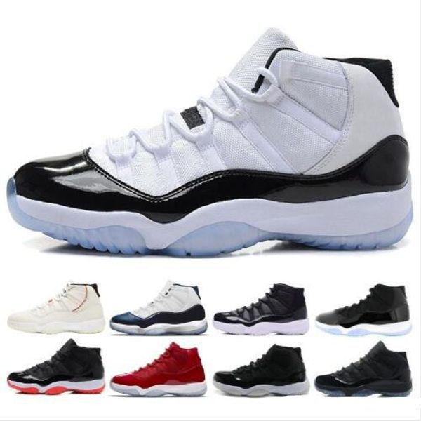 

concord high 45 11 xi 11s cap and gown prm heiress gym red chicago platinum tint space jams men basketball shoes sports sneakers with box