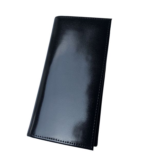

brand fashion men's long double fold wallet luxury mb leather clutch bag credit card design wallet with gift box ing, Red;black