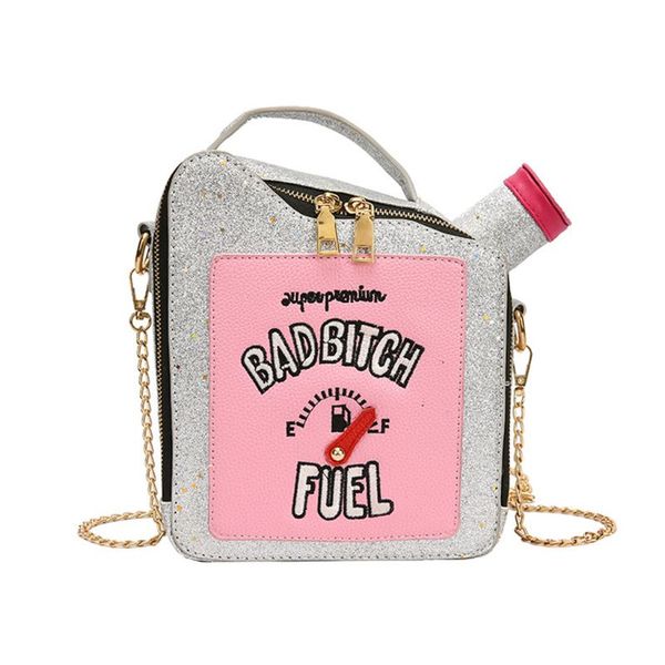 

форма бутылки женщины девушка вышивка letters бензинового кожа pu сумочка плечо crossbody сумка сумка tote кошелек