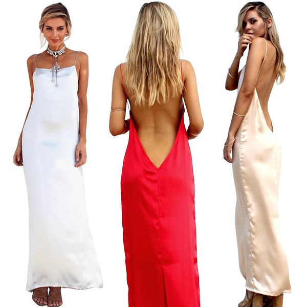 

женщин дизайнер мода dressdress спинки слинг сексуальный вечернее платье цвета 3 yardsxvtg, Black;gray