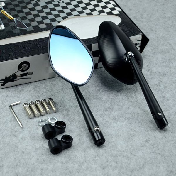 

2pcs/pair motorcycle rear view mirror motorbike rearview mirrors motocross back side mirror atv moto dirt pit bike