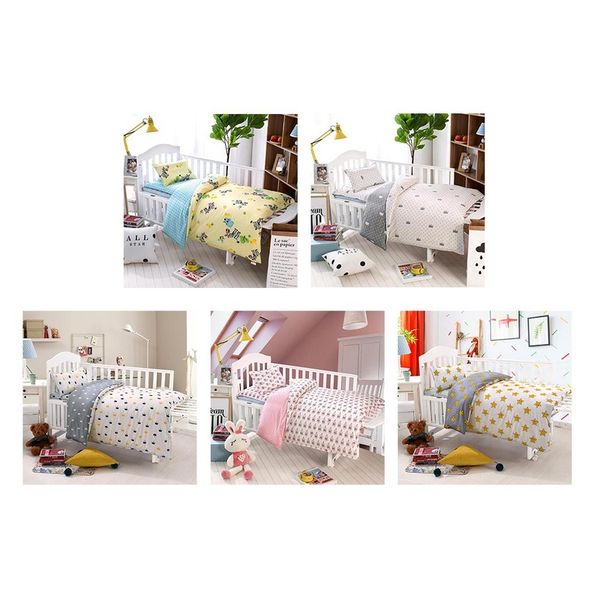 

bedding sets cotton crib bed linen kit cartoon baby bedding set includes pillowcase bed sheet duvet cover without filler